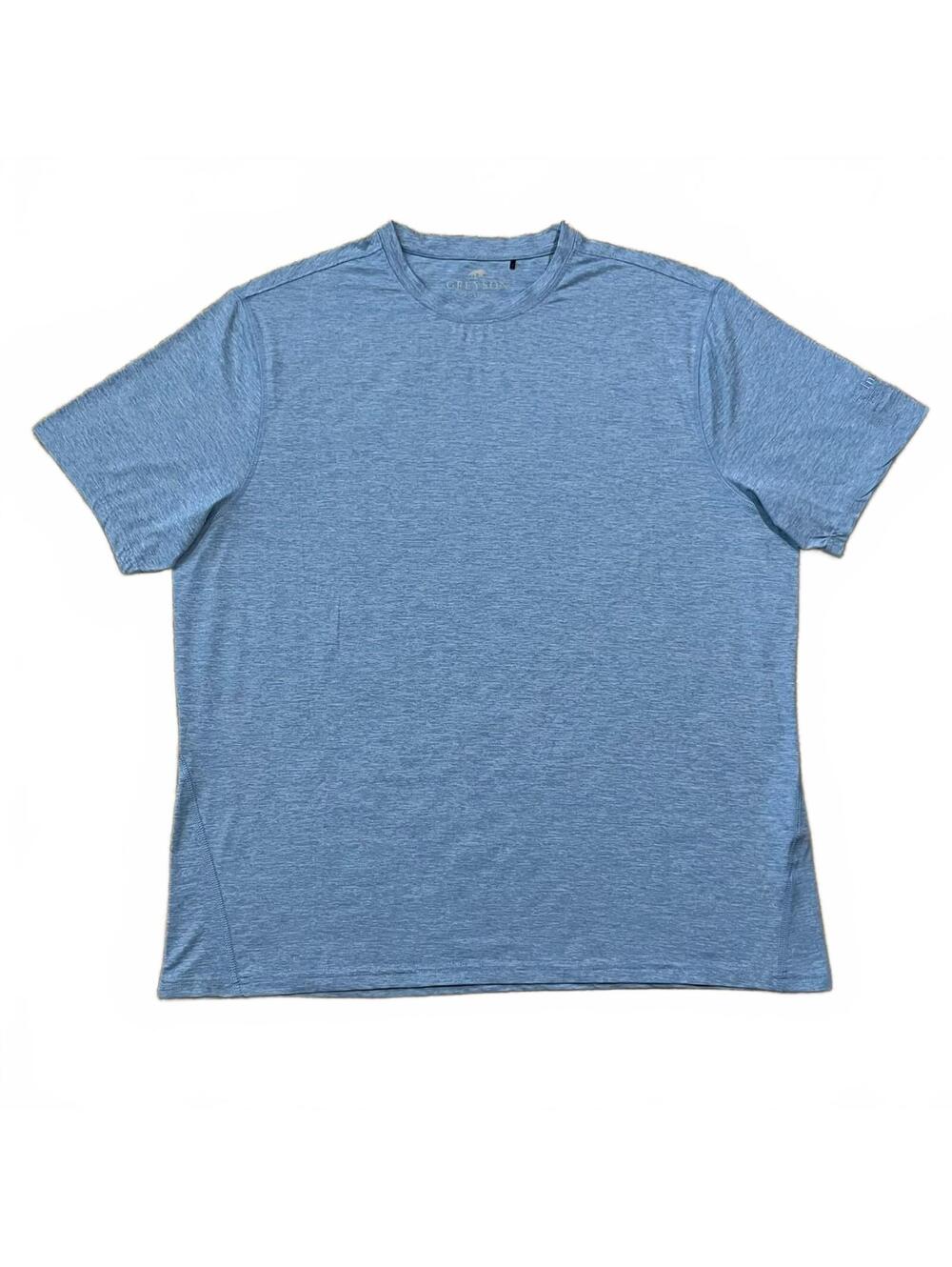 Grayson Sport Mens Performance T Shirt Brrr Blue Size XL